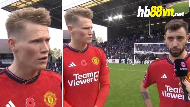 Scott McTominay issues classy response to Man Utd banner after Fulham win - Bóng Đá
